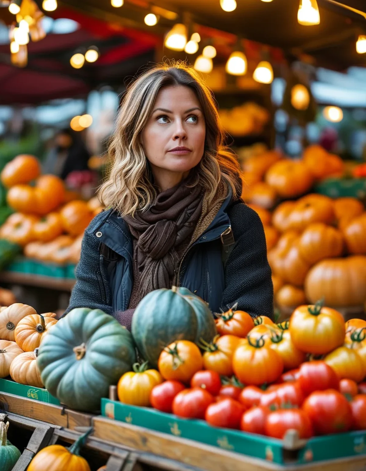 What Changes at the Farmers Market Between August and October?