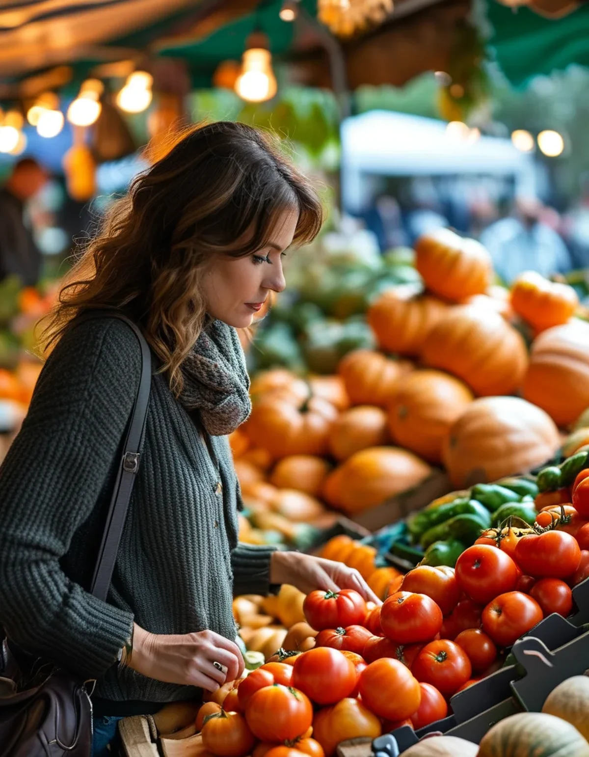 What Changes at the Farmers Market Between August and October?
